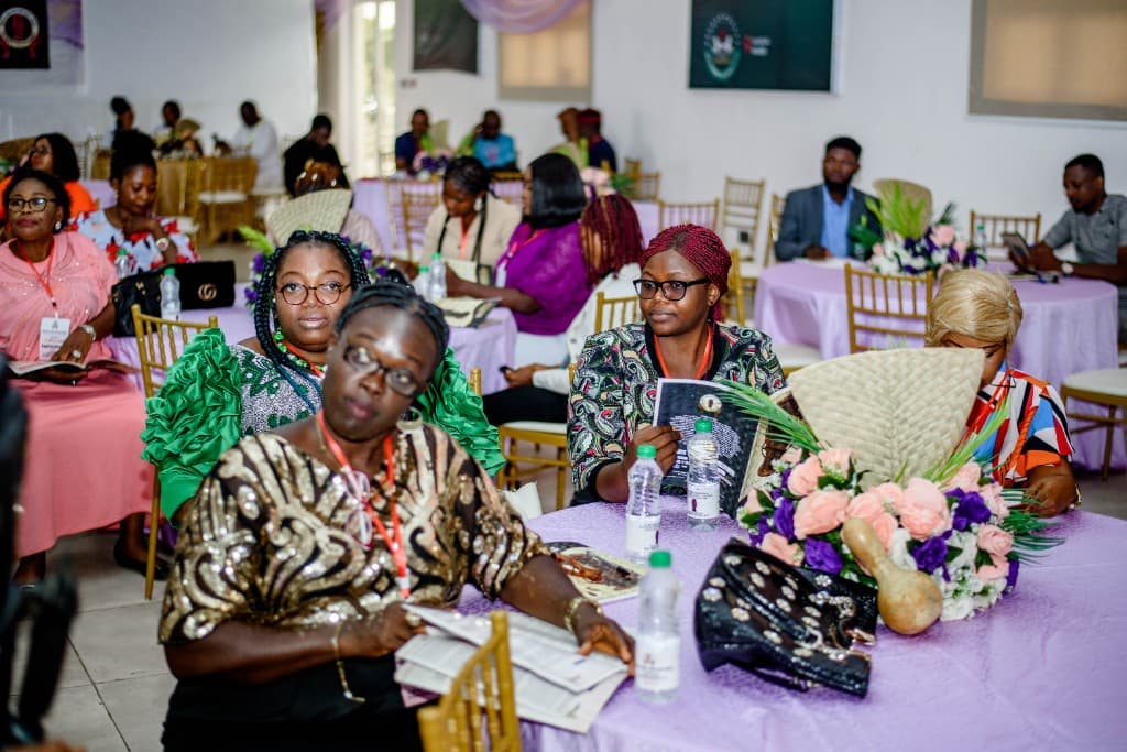 NNII conference — women engaged at round tables, dialogue and community