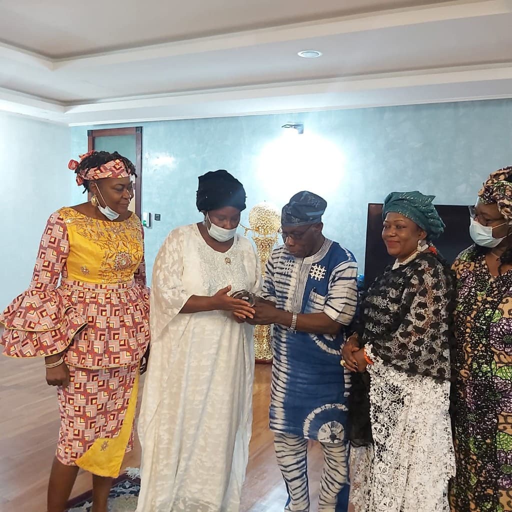Nkata Ndi Inyom Igbo advocacy — community and cultural gathering, women and men in traditional attire